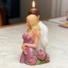 Silicone Rose Couple Shaped Mold for Creating 3D Candle Epoxy Resin Handmade Wedding Decoration Mould Handmade Candle Tool