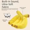 Yellow Squeaky Dog Toy Plush Banana Pet Interactive Toys Funny Pet Chew Plush Toy  Gift