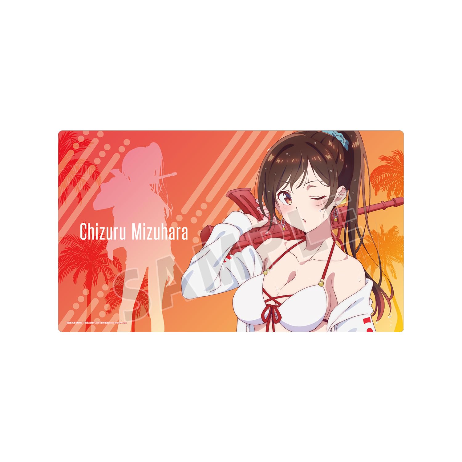 TV anime  Rent-A-Girlfriend  Original illustration Chizuru Mizuhara Beach Date ver. Playmat