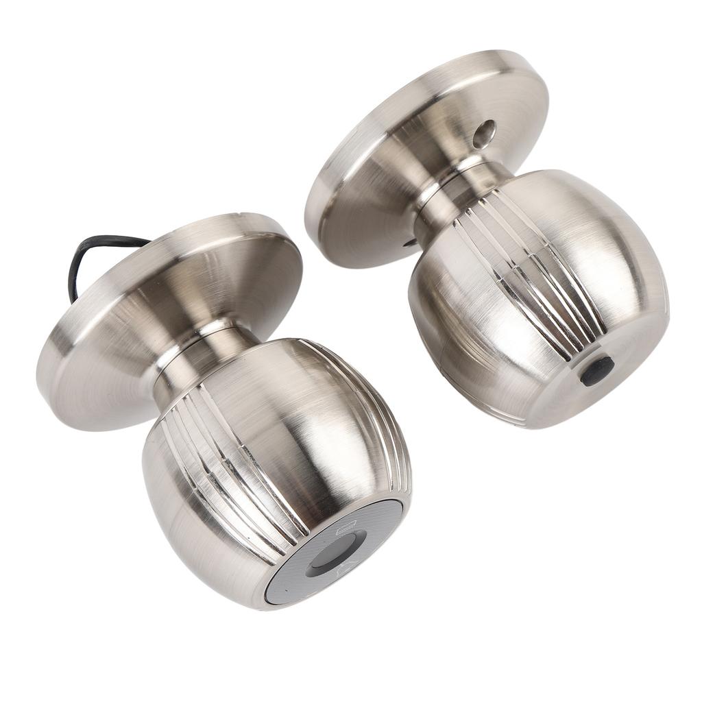 WiFi Smart Fingerprint Door Knob 5 In 1 Password Card Key for Tuya App Unlock Keyless Biometric Door Lock for Bedroom