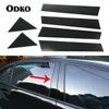 6Pcs Set Gloss Black Pillar Posts Window Decoration Cover Door Side Trim Sticker Fit for Chrysler 300/300C 2005-2010