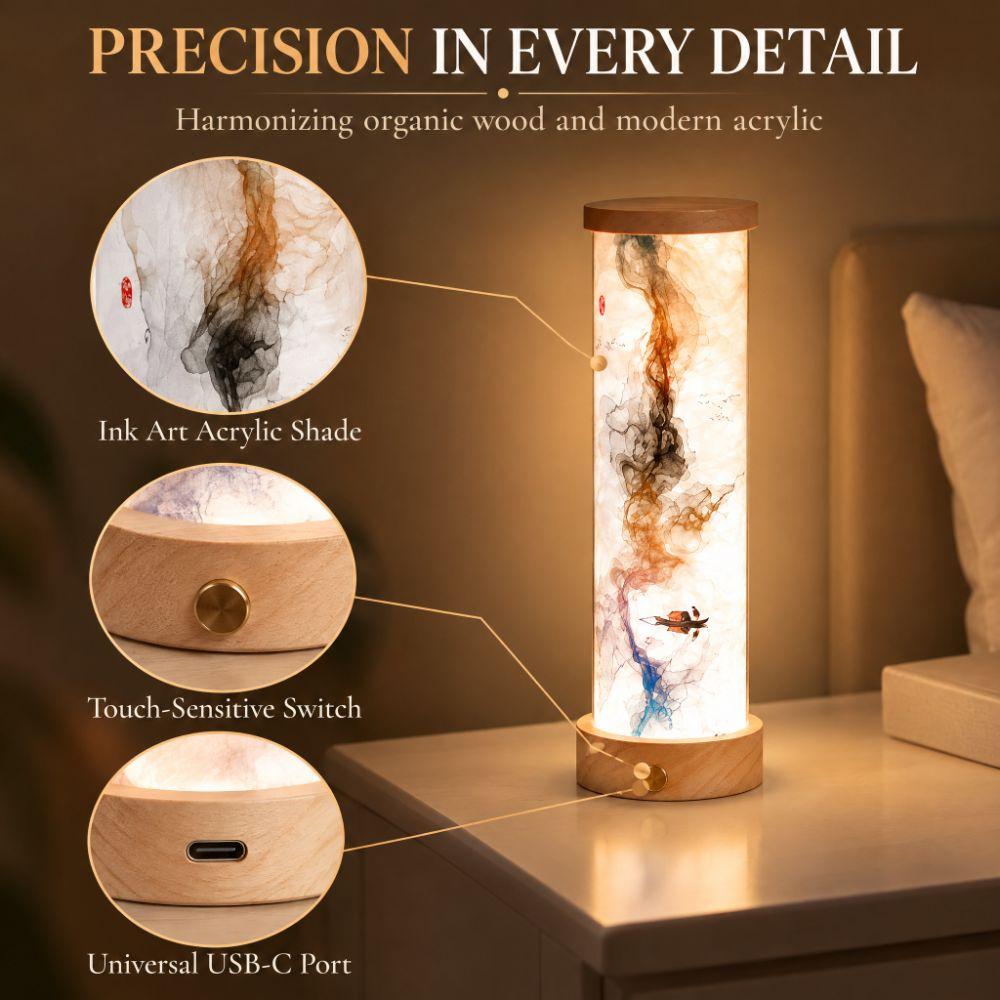 Dimmable Desk Lamp Multi-Color Adjustable Artistic Decoration Light Bedside Lamp Indoor Use