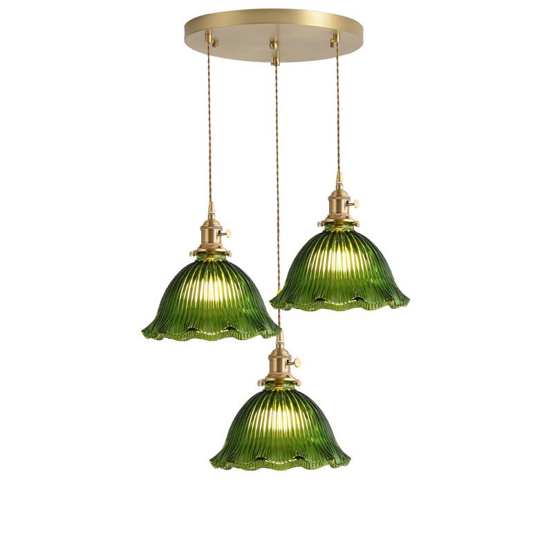 Home Decor Vintage Glass Pendant Lights For Kitchen Island Interior Antique Hanging Ceiling Lamps Nordic Suspensions Luminaire