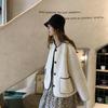 Lamb Wool Jacket Women Autumn Winter Feel Loose Short Faux Shearling Top Winter Womens Clothing
