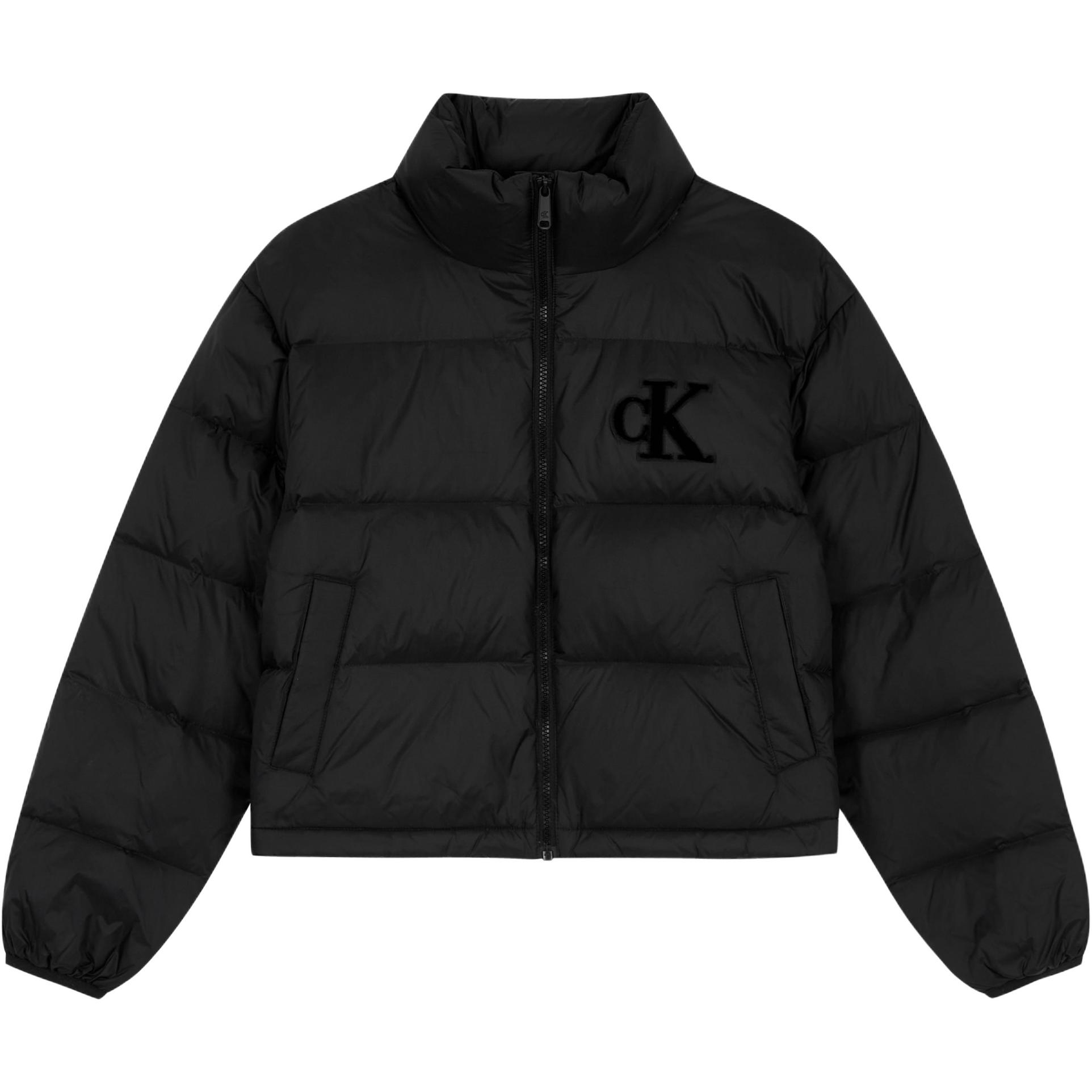 

Calvin Klein Куртка пуховая женская оверсайз с воротником-стойкой и длинными рукавами 47D503G-UB1 XS