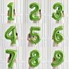 Fruit Green Number Balloon Foil Balloon Party Dress Up Wedding Decoration Birthday Balloon Party Balloons