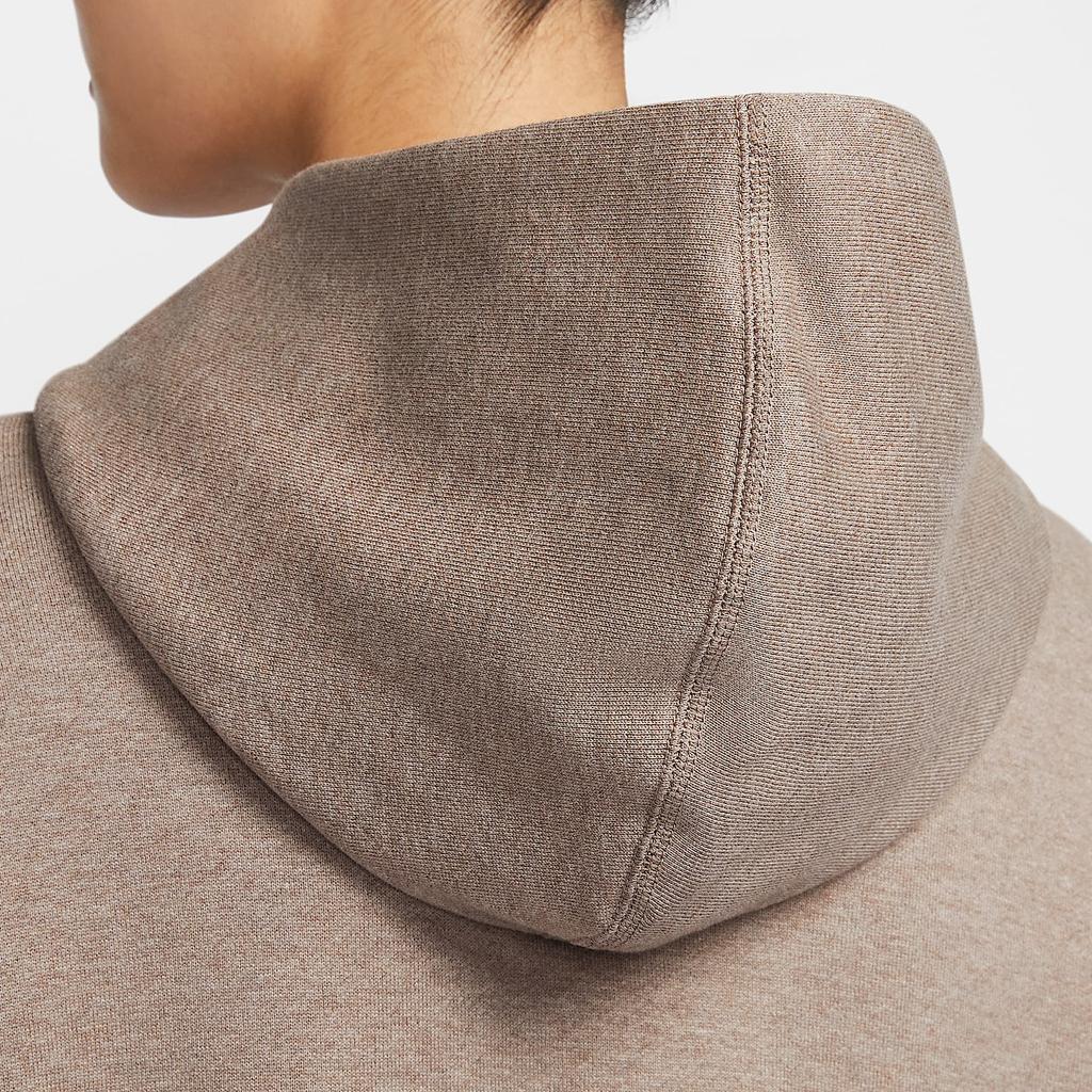 Nike Fashion Versatile Letter Print Pullover Long Sleeve Hoodie Women hoodies Brown HQ5888233