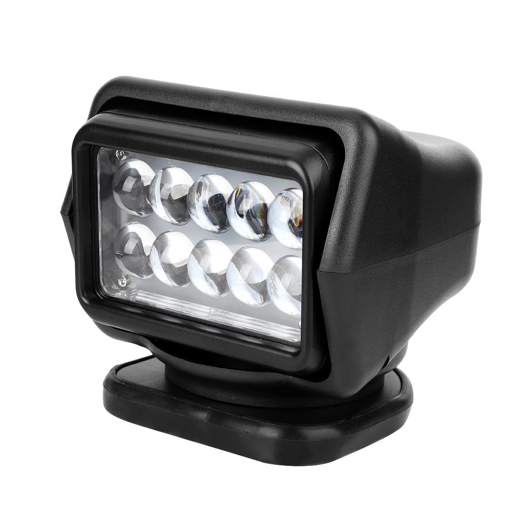 Remote Control Led Search Light Waterproof Diecast Aluminum Housing Work Light Universal