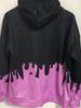 European and American printed autumn and winter loose hooded sweatshirt for women