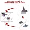 Replacement for Dyson V7V8 Vacuum Battery,Battery Adapter for Milwaukee 18V Lithium Battery,for Dyson V7V8 Absolute V7V8 Animal
