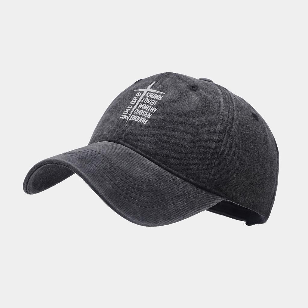 Spring New Washed and Old Heat Transfer Soft Top Baseball Caps for Men and Women Outdoor Travel Mountaineering Sun Protection Sun Hat Tide