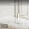 Transparent PET Desktop Aquarium, GlassLike Small Fish Turtle Tank 29x16x16cm Basic