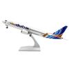30cm Scale 1/250 Dubai Airways B737 Plane Model Toy with Landing Gear Display for Collection Display