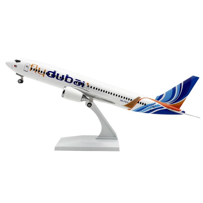 

Aviation Plane 30cm B737 Dubai Airways Airplane Kids Toys Model Simulation Scale Aircraft Resin with Landing Gear Display