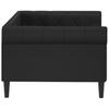 Vidaxl Sofa Z Funkcją Spania, Czarna, 90X190 Cm, Sztuczna Skóra