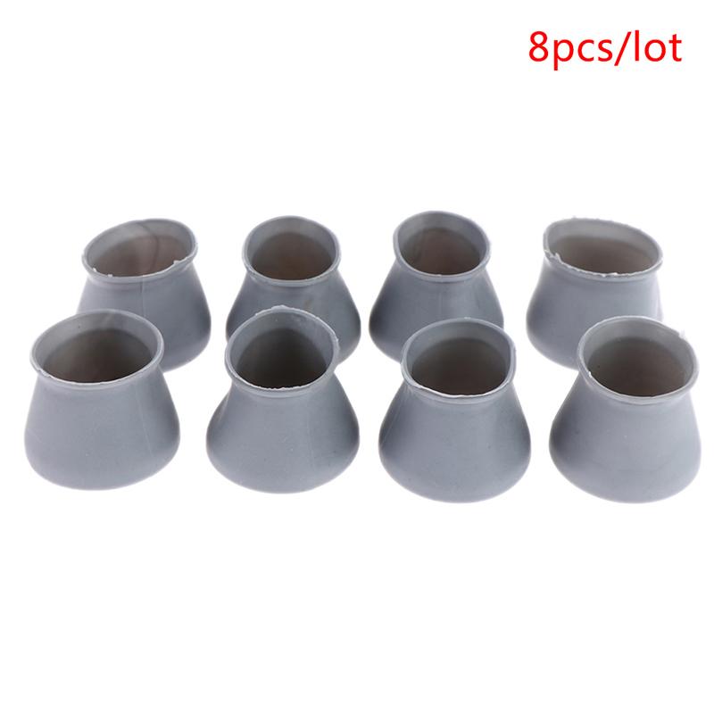 8Pcs Silicone Chair Furniture Leg Feet Cap Cover Protection Table Pad Protector