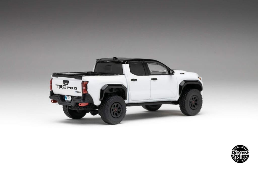 Freestyle GCD Toyota Tacoma TRD PRO ICE CAP WHITE DiecastTalk Special Order Finished Model 1/64 DTG0039-WH