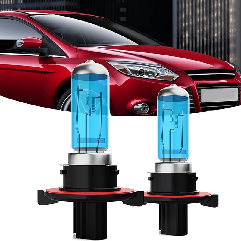 

Галогенные фары подходят для Ford Focus 2008-2011, лампы фар, 9008/H13 дальний/ближний свет + H11 противотуманная фара, яркий свет, комбо, подключи и играй, комплект из 4 штук Year:2008-2011 for Ford F