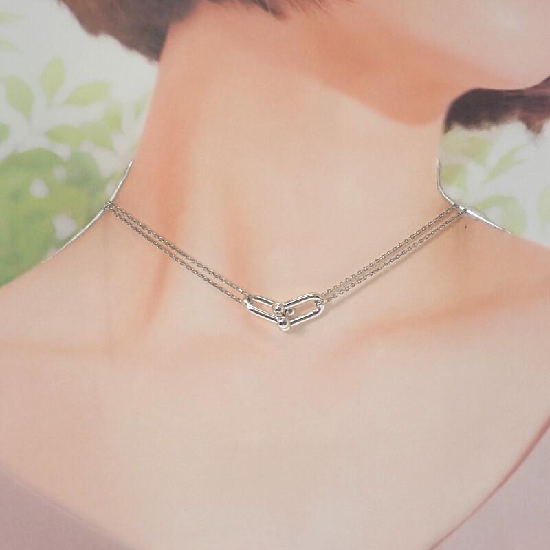 TIFFANY&Co.  63104337 Náhrdelník Stříbro925 Ženy