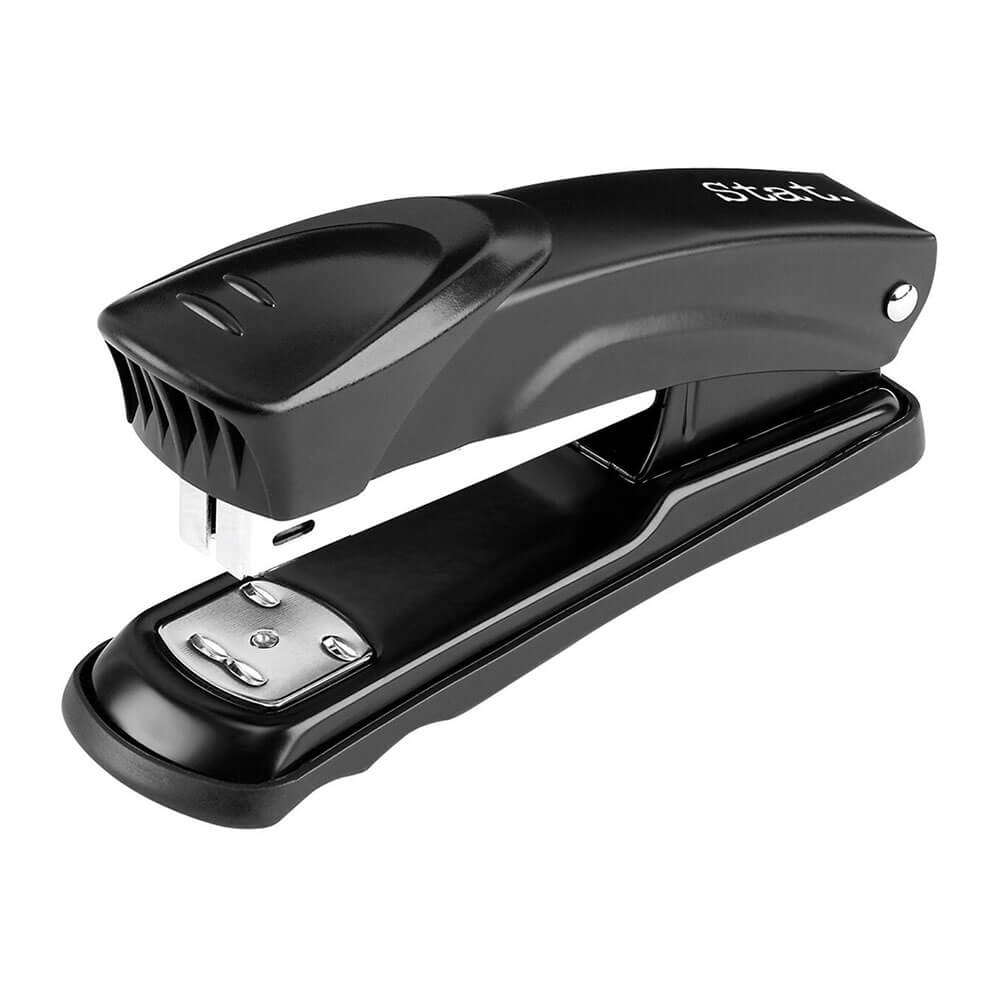 Stat Metal Stapler (Black) (Half Strip)