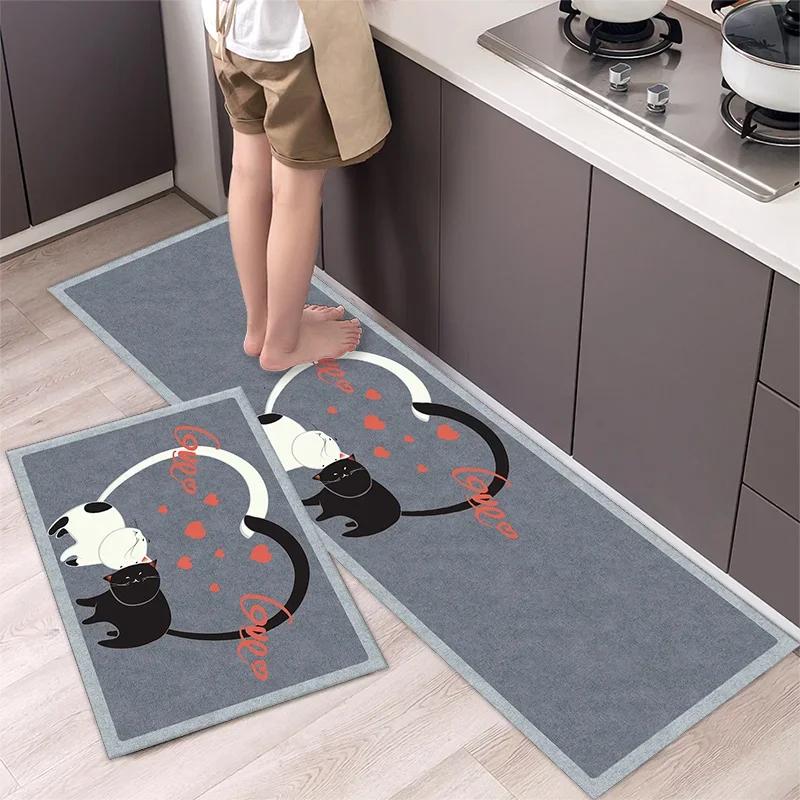 

Кухонные коврики для пола, ковер-дорожка для спальни, гостиной, прихожей, мягкий моющийся ковер, противоскользящий коврик для ванной, входной коврик 40cmx60cm 1pc