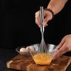304 Stainless Steel Egg Beater Manual Mixer Handheld Home Stirring Baking Utensil Cream Whipping