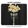 Candelabra Centerpiece 3-Arm Decor Sturdy for Banquet Tables, Event Decorators
