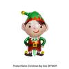 Christmas Cartoon Balloons: Santa, Snowman, Elk, Christmas Tree Decorations