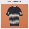 2023 Summer Men's Striped Loose Casual T-shirt: Trendy, Simple, Versatile