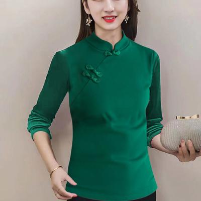 Langärmiges Damen-T-Shirt Slim Koreanisches Damen-Basisshirt Einfarbig Lässiges Damen-Internet-Promi-T-Shirt Top
