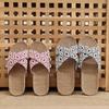 Breathable Linen Slippers with Thick Sole for Men and Women - Non-Slip, Odor Prevention, Ideal for Summer Indoors