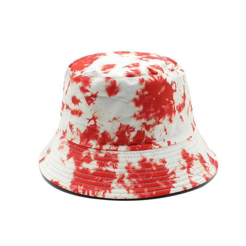 Ins DoubleSided Tie Dyed Fisherman Hat Children Spring And Summer Trendy Men Versatile Sunshade Sunscreen Street Basin Hat