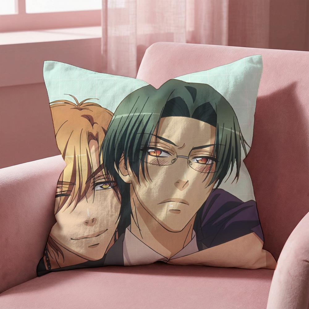 

Cartoon L-Love StageS Cushion Cover Multi-Scene Pillow Cover for Home & Car - Reversible, Soft & Durable for Daily Use 30cmx30cm