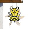 Animal Wind Spinner Wooden Cartoon Animal Pinwheels Weather-Resistant Hangable Decoration For Garden Patio Outdoor