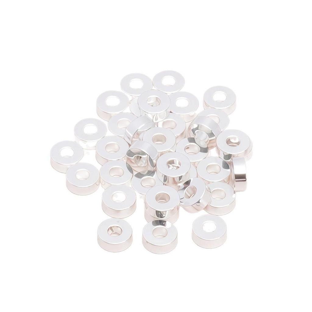 14k Gold-Filled Color-Retaining Thick Round Spacer Beads for DIY Jewelry