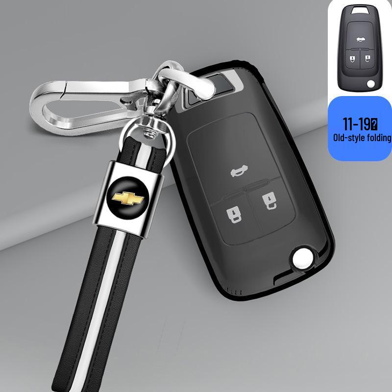 Chevrolet Key Cover: Transparent Shell for Cavalier, Malibu, Cruze, Trax, Onix, Sail