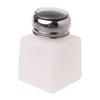 Portable Push Down Dispenser Pump Bottle Plastic Square Press Pumping Dispenser One for Touch Remover Empty Bottle 2 Col