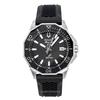 Marine Star Precisionist Cinturino in Silicone Quadrante Nero Quarzo Subacqueo 96B432 200M Orologio da Uomo
