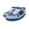 Louis Vuitton Trainer Maxi Cow Leather Low Top Skateboard Shoes Men's Blue 1ADHFN