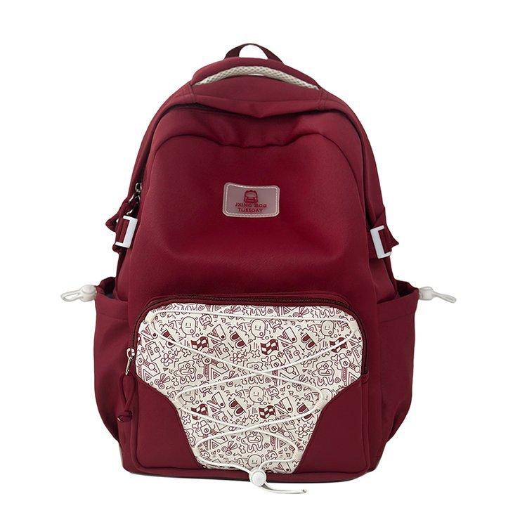 Schoolbag1011 new trendy brand fashion versatile junior high school college student schoolbag computer travel backpack