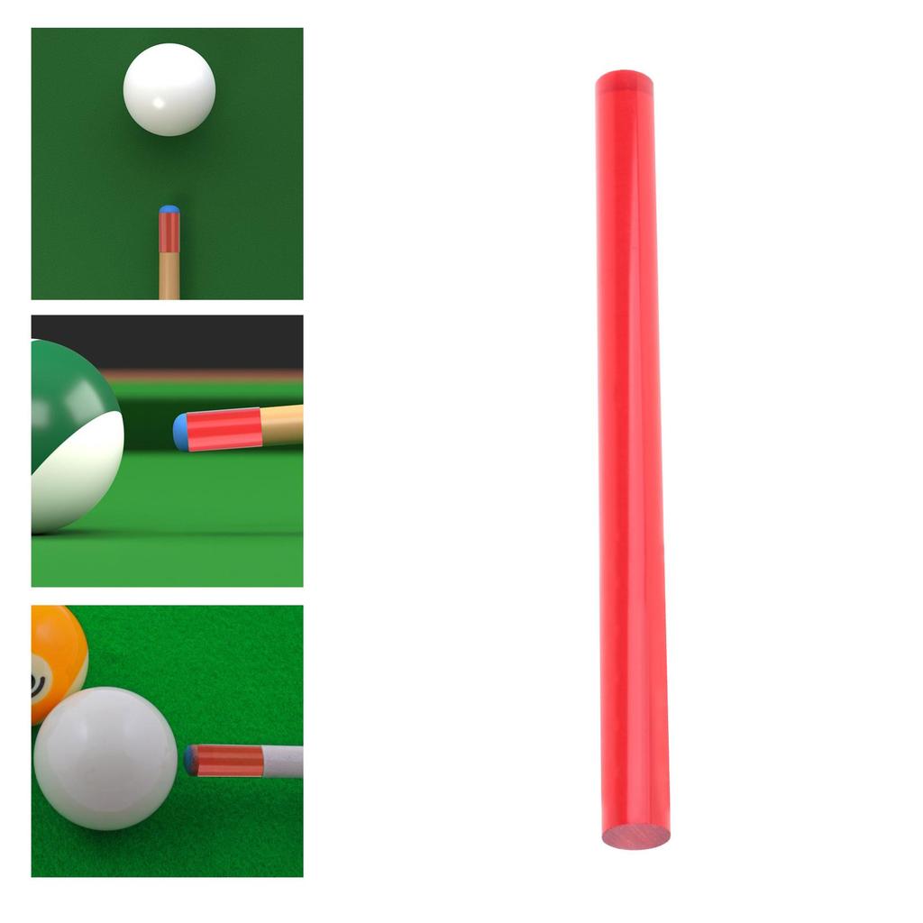 Acrylic Pool Cue Ferrule DIY Replace Parts Unprocessed Billiard Accessories Solid Bar 14mm Diameter Billiard Cue Sticks Ferrule