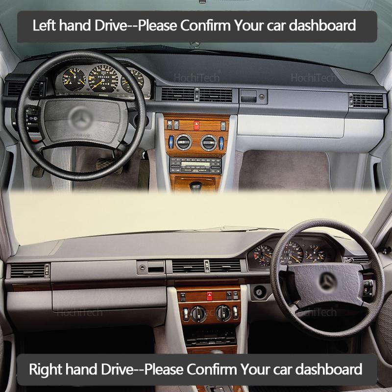Per Mercedes Benz Classe E W124 E 250 420 200 300 1987-1997 Tappetino Cruscotto Copri Cruscotto Tappetino Parasole Accessori Tappeto