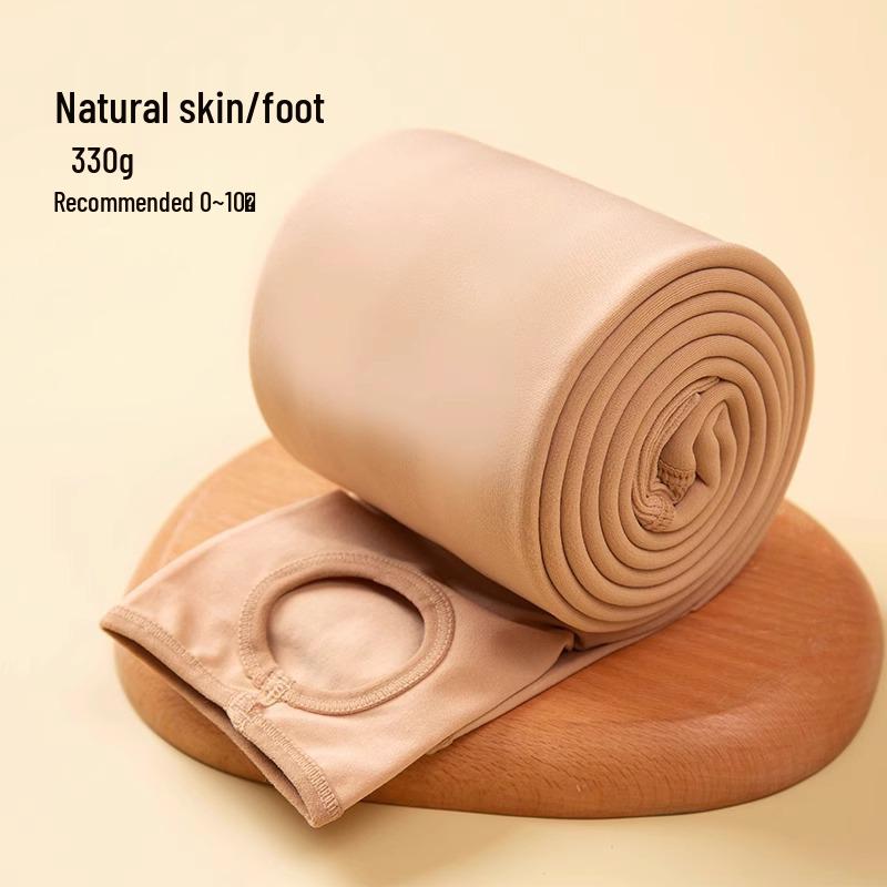 Women's Velvet Thick Base Layer Pants: Perfect for Spring & Autumn, Petite & Plus Sizes, Slimming, Foot-Covering, Wear Outside, Cotton, and Versatile.
