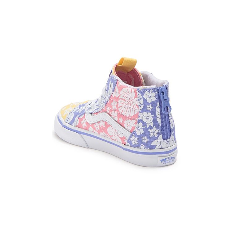 Vans Sk8 Zip Sneaker Comfortable Casual Durable High-Top Walking Shoes Floral Baby Sneaker VN0A4BV1WJY