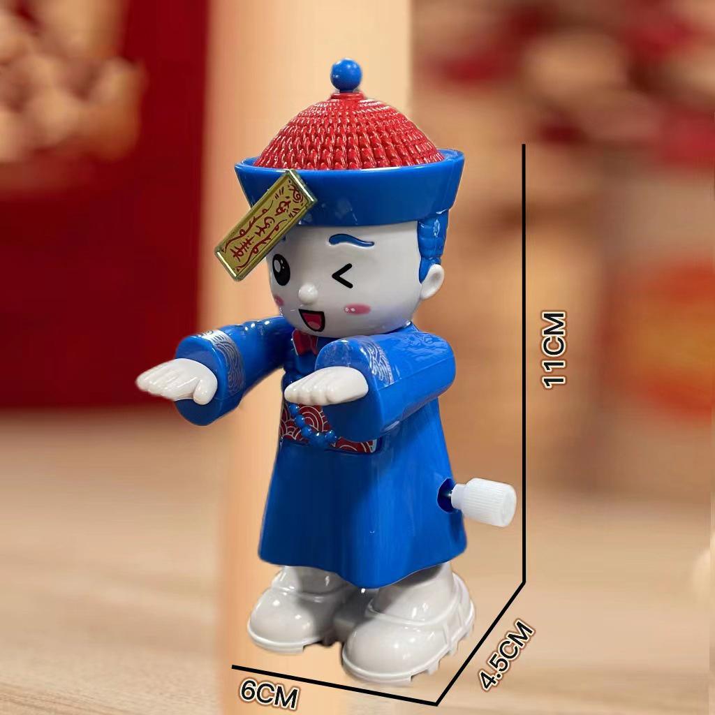 

Creative Simulation Chinese Zombie Wind-up Jumping Toys Halloween Prank Scary Toys Novelty Funny Clockwork Toys