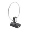Short Wave Radio Antenna Stainless Steel Loop Antenna for Indoor Reception 2.3‑30MHz