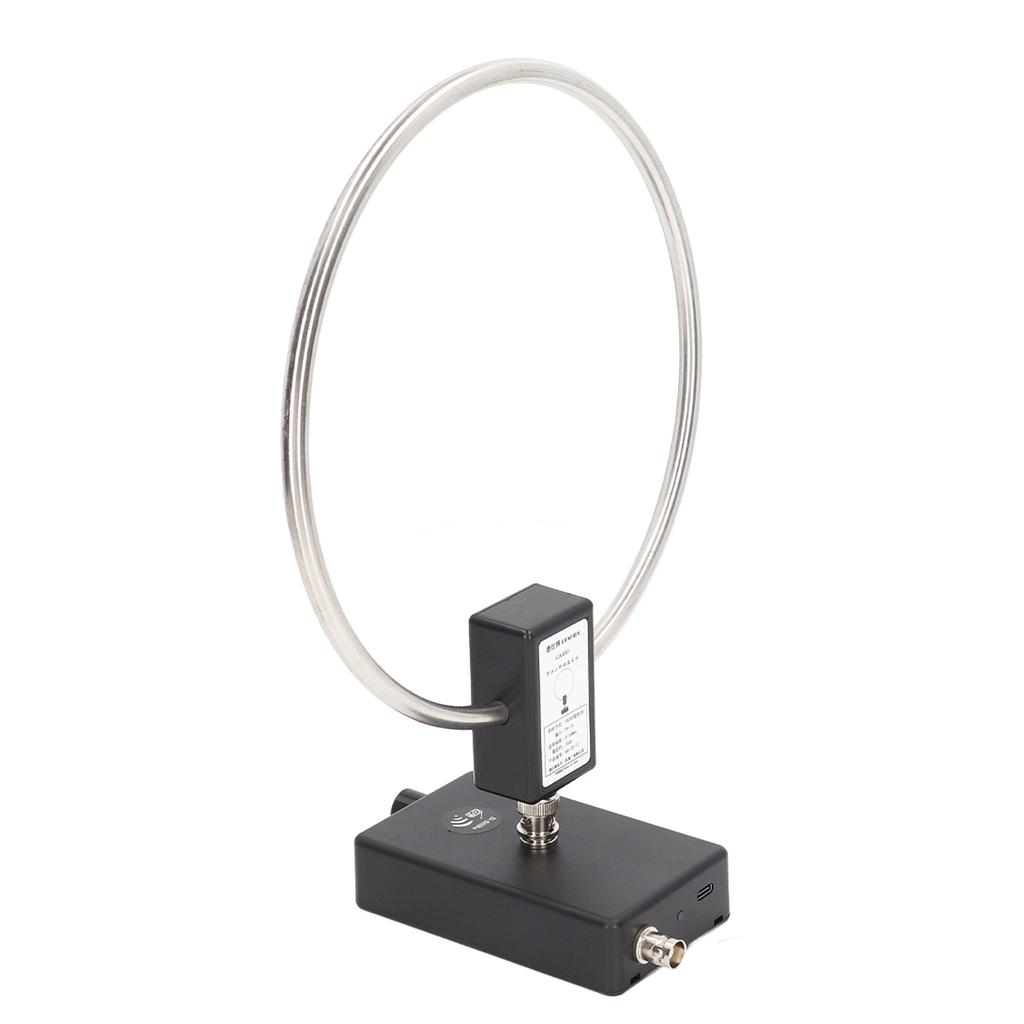 Short Wave Radio Antenna Stainless Steel Loop Antenna for Indoor Reception 2.3‑30MHz