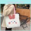 Sweet Plush Cartoon Rabbit Tote Bag For Girls Large Capacity Stylish Shoulder Bag