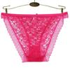 Sexy Lace Panties Woman Cotton Underwear Transparent Briefs Underpants Knickers Lingerie 6 Pcs/set