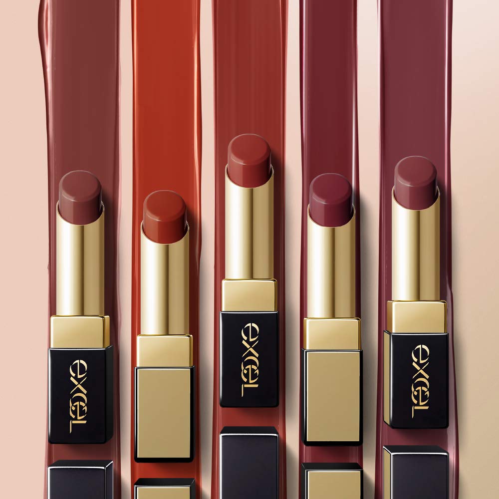 Excel Glaze Balm Lip GB09 Lipstick (Sepia Mauve)